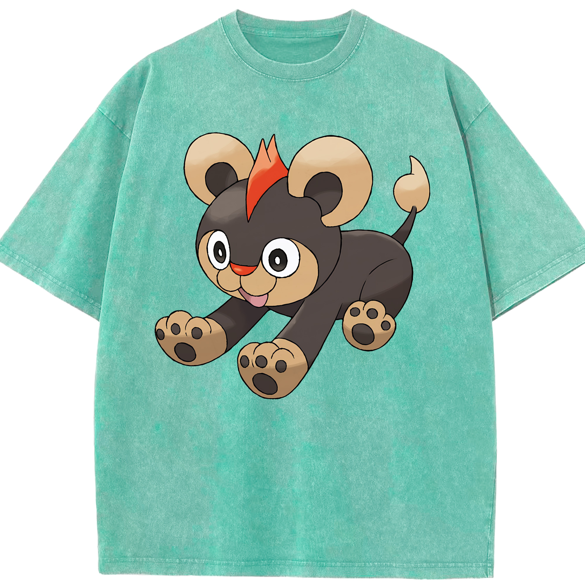 （画像用） ポケットモンスター Pokémon 綿100% ヴィンテージ風 半袖Tシャツ（フロントプリント）